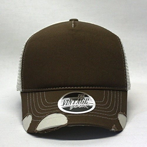 Imagen 3 de 6 de El Año De Vintage Plain Dos Tone Cotton Twill Mesh Adjustabl