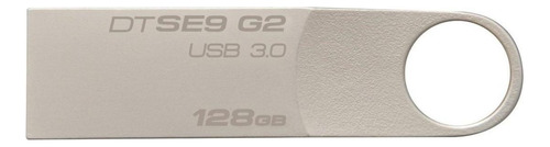 Memoria USB Kingston DataTraveler SE9 G2 DTSE9G2 128GB 3.0 plateado