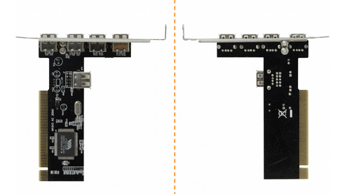 Tarjeta Pci-legacy 5-usb2.0 5-usb-ah (4-ext 1-int) Chipset V