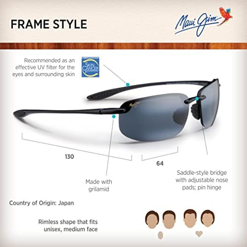 Lentes De Sol Polarizados Maui Jim Hookipa Para Hombre