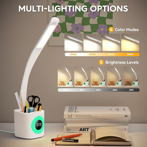 Lámpara De Escritorio Para Niños Led Usb Regulable