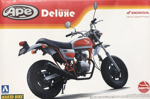 Aoshima 1 12 Honda Ape50 Deluxe Mini Bicicleta Juguete