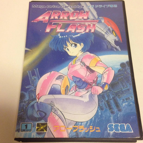 Mega Drive Arrow Flash Original Japonês Super Raro 