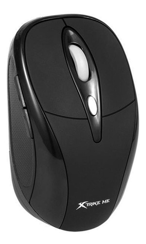 Mouse Inalámbrico Óptico Negro Xtrike Me