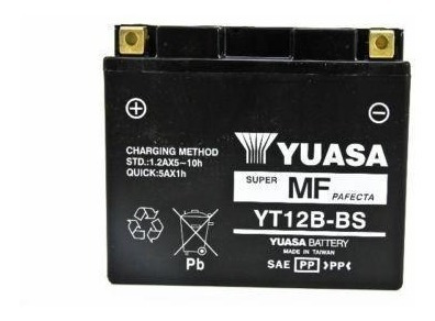 Bateria Para Moto Yuasa Modelo Yt12b-bs