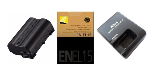 Imagen 6 de 6 de Bateria Nikon En-el15 + Cargador Nikon Mh-25 D600 D7000 D800