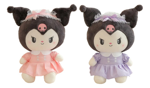 Peluche Kuromi Hermoso Muñeco De Felpa Kuromi Vestido X1