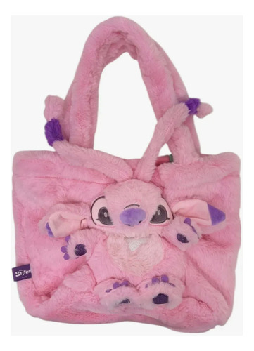 Bolso Angel Cartera De Peluche 28cm Stitch Phi Phi St090