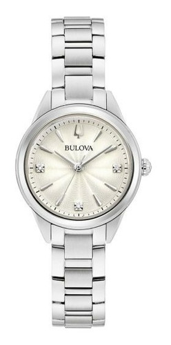 Reloj Pulso  Bulova Sutton Modelo 96p219 Para Dama