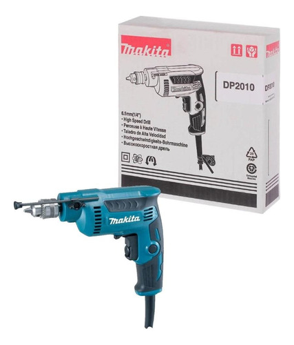 Furadeira Alta Rotação 6.5mm 1/4'' 370w Dp2010 110v Makita