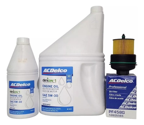 Filtro Aceite Chevrolet Captiva 2.4 N+aceite Sintetico Acdel