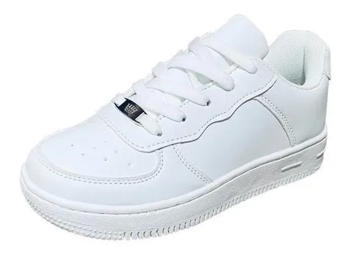 carencia maquillaje Mortal Zapatillas Deportivas Blancas Para Niños Escolares Oferta | Cuotas sin  interés