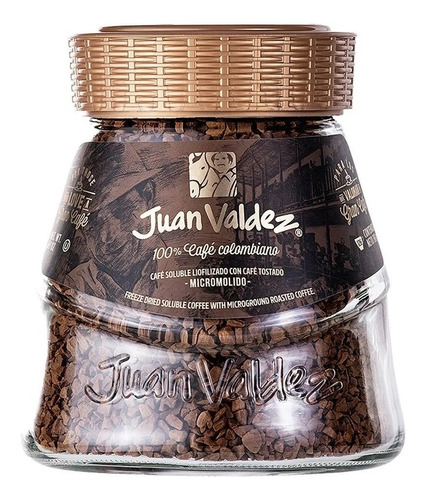 Cafe soluble Colombiano Juan Valdez liofilizado 190g