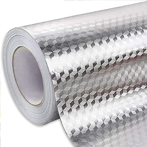 Imagem 3 de 9 de 2 Papel Adesivo Lavável Forrar Fogão Cozinha Armário Gaveta