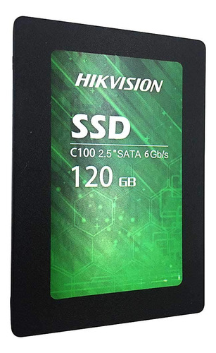 Ssd Hikvision 120gb 2,5 Sata 3 C100/120g Cor Prata