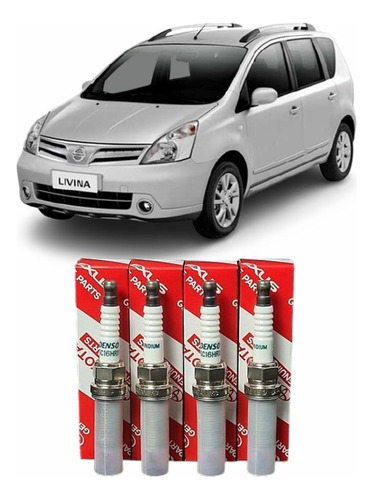 Jogo Velas Denso Iridium Nissan Grand Livina 1.8 Desde 2010