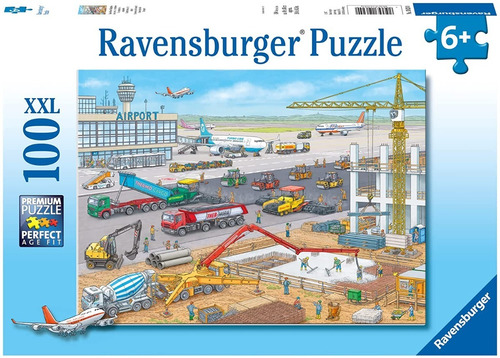 10624 Construc Aeropuerto Rompecabezas Ravensburger 100 Pzas