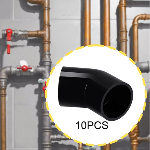 10 Piezas De Accesorios De Tubería De Pvc Para 40 Mm