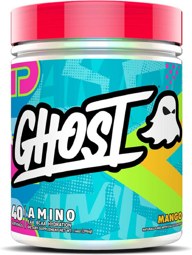 Aminoacidos Ghost Amino 40 Servicios Sabor Mango