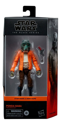 Figura De Acción Star Wars The Black Series Ponda Baba 15 Cm