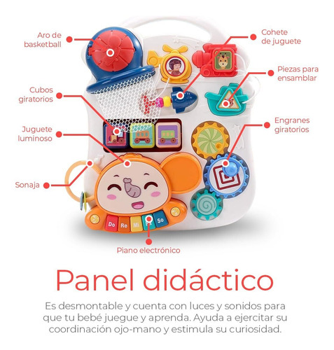 Andadera Musical Para Bebe 2 En 1 Andador Infantil Juguetes