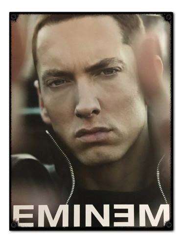 #788 - Cuadro Decorativo Vintage Eminem Rap Poster No Chapa