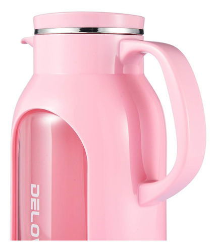 Delove 68 Oz/2 Liter Glass Pitcher With Shatterproof Shel Ab