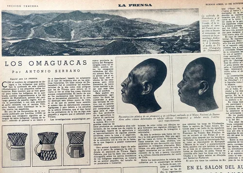 Indígenas Omaguacas 1940 Antonio Serrano Arquelogia Antropol (Usado)