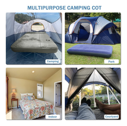 Cuna De Camping Kampkeeper Para 2 Personas Con Colchón Infla