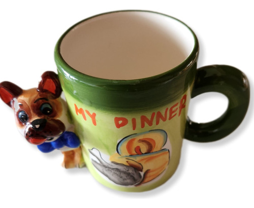 Taza Cerámica Decorada C/figura De Animalitos Varios Colores