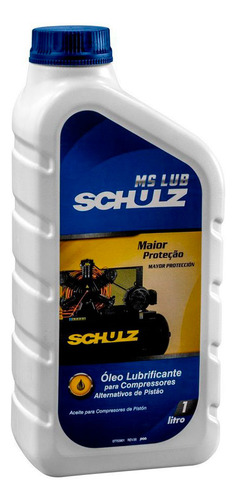 Oleo Hidraulico P/ Compressor 1 Lt Ms Lub Schulz