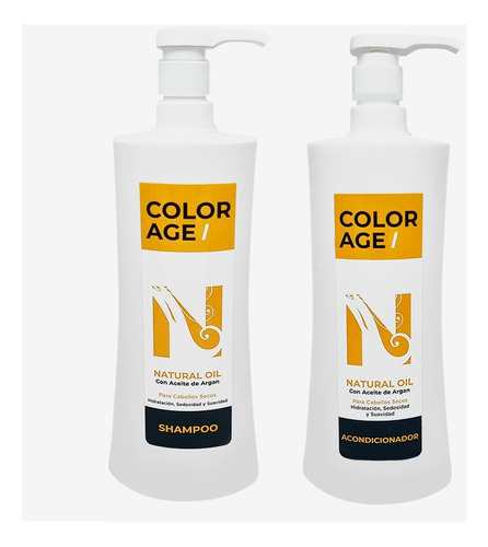 Color Age Kit Argán Shampoo + Acondicionador X1000ml