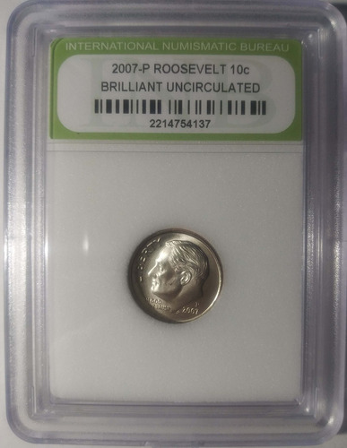 Roosevelt 2007-p 10c Brilliant Uncirculated