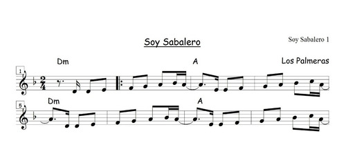 Partituras De Cumbia