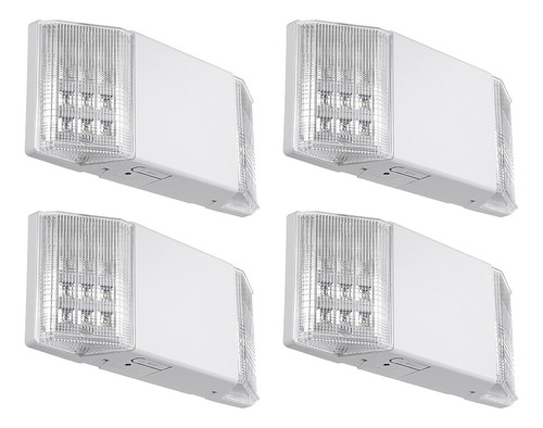 Luces of Emergence Led of 4 Units, Commercial Output Letters With Respaldo Battery