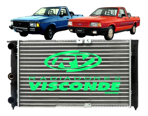 Radiador Ford Pampa 1.8 8v 1989 1990 1991