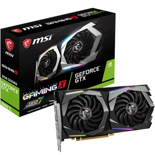 Tarjeta De Video Msi Geforce Gtx 1660 Ti Gaming X 6gb Gddr6