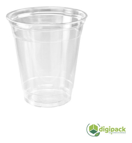 500 Vasos Desechables Tipo Cristal #7 Con Tapa