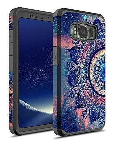 Galaxy S8 Active Case, Rosebono Hibrido De Doble Capa A Prue