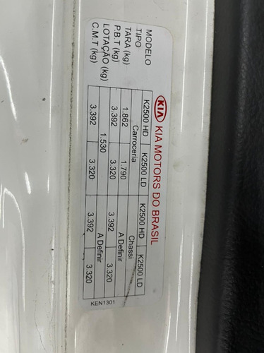 Imagem 10 de 10 de Kia Bongo K2500 2019c/ Baú Bx Km Financiamos