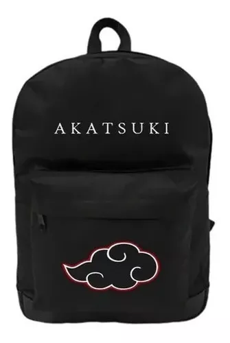 Mochila Bolsa Masculino Feminino Naruto Akatsuki Sasuke