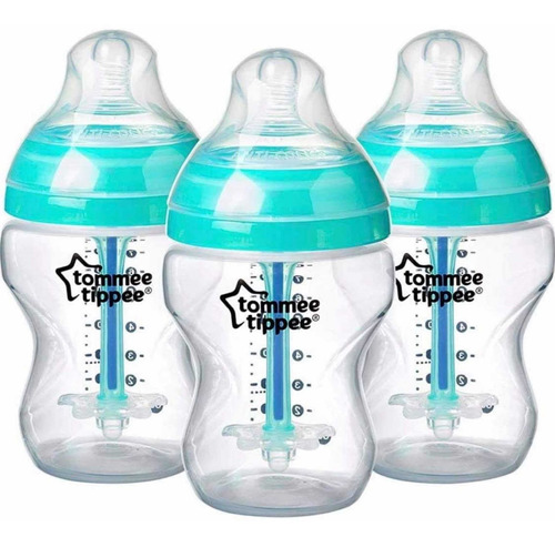 3 Biberones Mamila 90z Anticolicos Ant Icolico Tommee Tippee