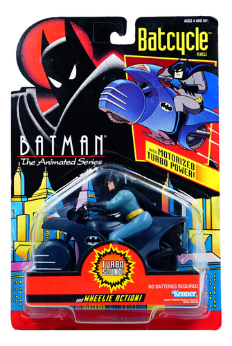 Kenner Batman Animated Series Batman & Batcycle 1992