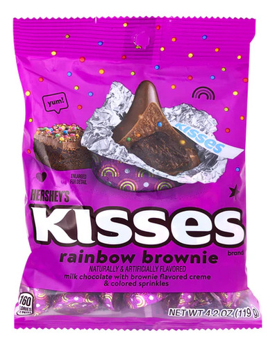 Hershey's Chocolates Kisses Rainbow Brownie 119 Gr