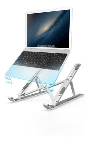 Imagem 6 de 8 de Suporte De Notebook Plegável Ajustável Portátil
