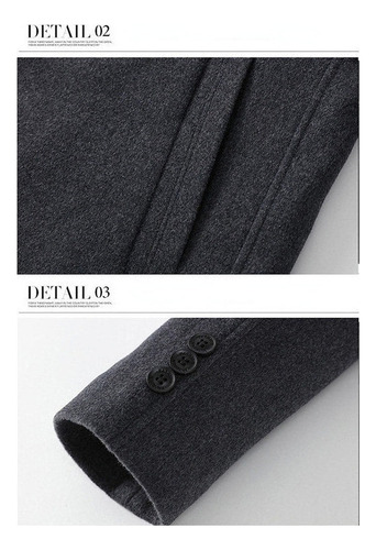 Abrigo Desmontable Capucha Casual Chamarra Para Hombre