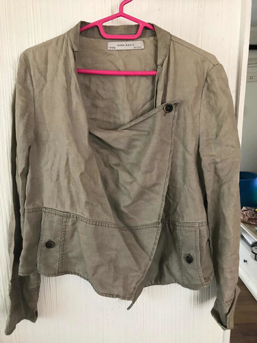 Chaqueta Zara De Lino