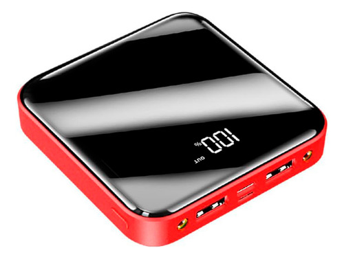 Mini Power Bank De 20000 Mah Batería Recargable Con Linterna