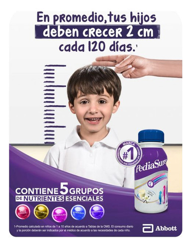 Pediasure En Polvo Lata Con 400 G - Sabor Chocolate Chocolate