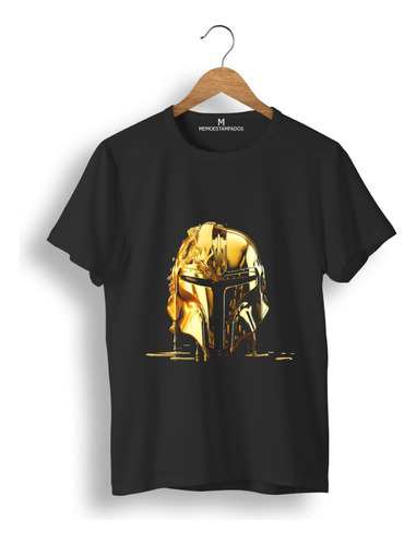 Remera: Mandalorian Dorado Memoestampados